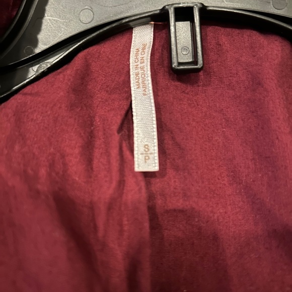 Free people burgundy corduroy zip dolman Moto jacket - Picture 3 of 3